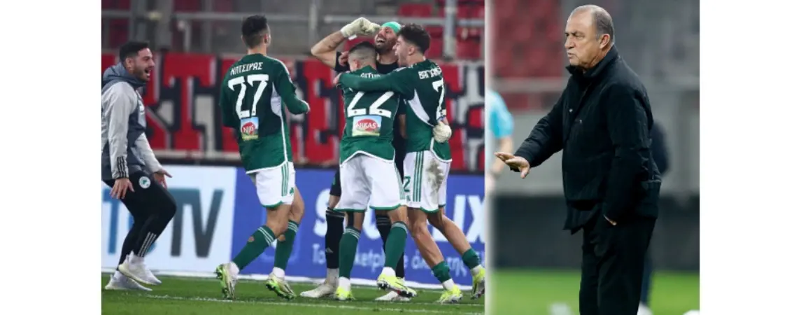 Fatih Terimli Panathinaikos, Olympiakos'u eledi