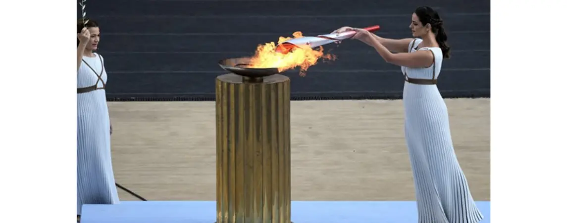 Olimpiyat ateşine güvenlik çemberi