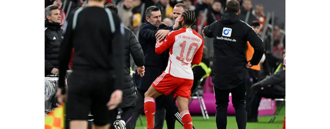 Bjelica'dan Sane'ye tokat